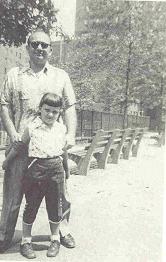 The author with her father